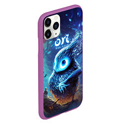 Чехол iPhone 11 Pro матовый Сова Ku Ori and the Will of the Wisps, цвет: 3D-фиолетовый — фото 2