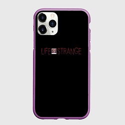 Чехол iPhone 11 Pro матовый Life is strange logo, цвет: 3D-фиолетовый