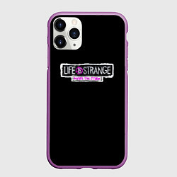 Чехол iPhone 11 Pro матовый Life is strange logo game, цвет: 3D-фиолетовый