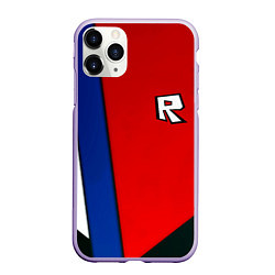 Чехол iPhone 11 Pro матовый Roblox uniform, цвет: 3D-светло-сиреневый