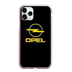 Чехол iPhone 11 Pro матовый Opel yellow, цвет: 3D-розовый