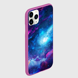 Чехол iPhone 11 Pro матовый Комета, цвет: 3D-фиолетовый — фото 2