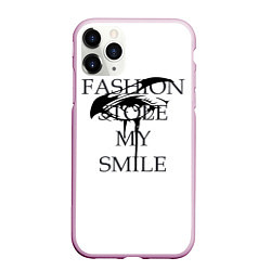 Чехол iPhone 11 Pro матовый Мода украла мою улыбку, цвет: 3D-розовый