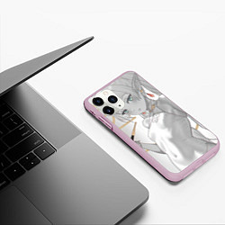 Чехол iPhone 11 Pro матовый Sousou no Frieren Фрирен beautiful sexy, цвет: 3D-розовый — фото 2
