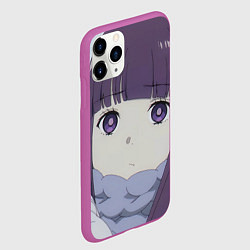 Чехол iPhone 11 Pro матовый Fern: Sad Face, цвет: 3D-фиолетовый — фото 2