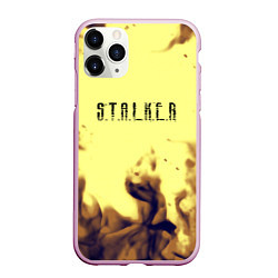 Чехол iPhone 11 Pro матовый Stalker fire retro, цвет: 3D-розовый