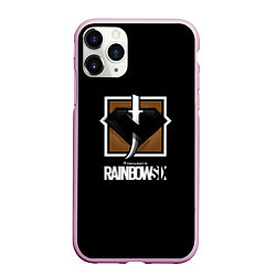 Чехол iPhone 11 Pro матовый Rainbow six game collection, цвет: 3D-розовый