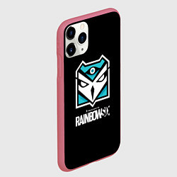 Чехол iPhone 11 Pro матовый Том Кленси радуга 6 юбисофт, цвет: 3D-малиновый — фото 2