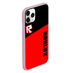 Чехол iPhone 11 Pro матовый Roblox geometry red, цвет: 3D-розовый — фото 2