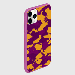 Чехол iPhone 11 Pro матовый Песчанный камуфляж милитраи, цвет: 3D-фиолетовый — фото 2