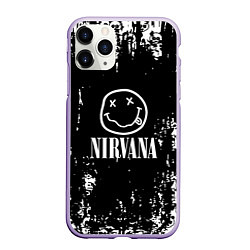 Чехол iPhone 11 Pro матовый Nirvana teddy, цвет: 3D-светло-сиреневый