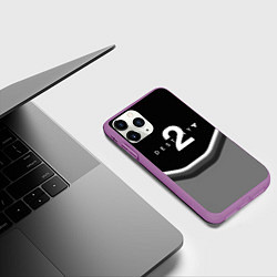 Чехол iPhone 11 Pro матовый Destiny geometry online game, цвет: 3D-фиолетовый — фото 2