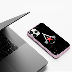 Чехол iPhone 11 Pro матовый Assassins creed russia, цвет: 3D-розовый — фото 2