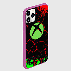 Чехол iPhone 11 Pro матовый Xbox game studio, цвет: 3D-фиолетовый — фото 2