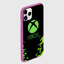 Чехол iPhone 11 Pro матовый Xbox кислотные плиты, цвет: 3D-фиолетовый — фото 2