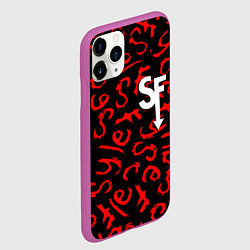Чехол iPhone 11 Pro матовый Sally Face roglike game, цвет: 3D-фиолетовый — фото 2