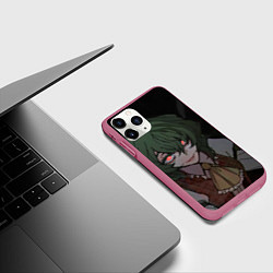 Чехол iPhone 11 Pro матовый Touhou Project Юка Кадзами, цвет: 3D-малиновый — фото 2