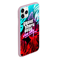 Чехол iPhone 11 Pro матовый GTA vice city tropic, цвет: 3D-розовый — фото 2