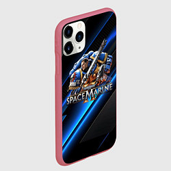 Чехол iPhone 11 Pro матовый Captain Titus Warhammer 40000 space marine 2, цвет: 3D-малиновый — фото 2