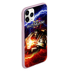 Чехол iPhone 11 Pro матовый Warhammer 40000 space marine 2, цвет: 3D-розовый — фото 2