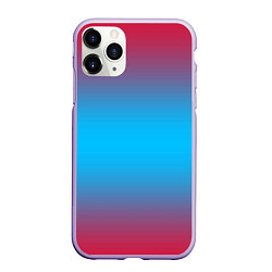 Чехол iPhone 11 Pro матовый Neon gradeinet, цвет: 3D-светло-сиреневый