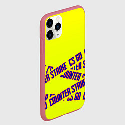 Чехол iPhone 11 Pro матовый Counter strike game, цвет: 3D-малиновый — фото 2