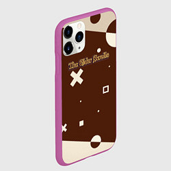 Чехол iPhone 11 Pro матовый The Elder Scrolls retro game, цвет: 3D-фиолетовый — фото 2