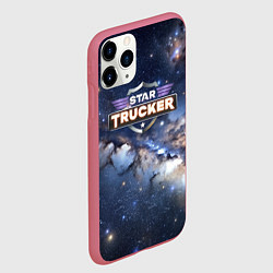Чехол iPhone 11 Pro матовый Logo Star Trucker, цвет: 3D-малиновый — фото 2