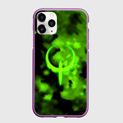 Чехол iPhone 11 Pro матовый Квейк кислотная зима, цвет: 3D-фиолетовый