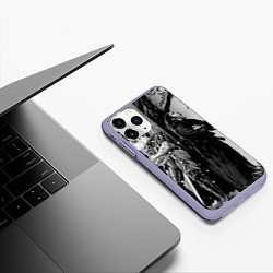 Чехол iPhone 11 Pro матовый Berserk and Miyamoto Musashi, цвет: 3D-светло-сиреневый — фото 2