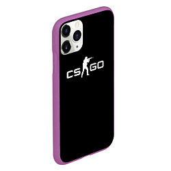 Чехол iPhone 11 Pro матовый CSGO logo, цвет: 3D-фиолетовый — фото 2