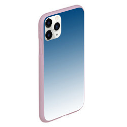 Чехол iPhone 11 Pro матовый Бирюзовый градиент текстура, цвет: 3D-розовый — фото 2