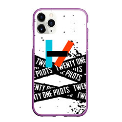 Чехол iPhone 11 Pro матовый Twenty one pilots rock, цвет: 3D-фиолетовый