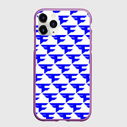 Чехол iPhone 11 Pro матовый Faze clan team, цвет: 3D-фиолетовый