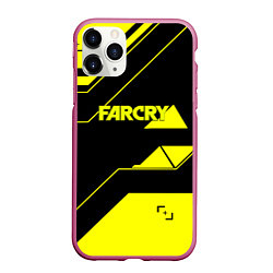 Чехол iPhone 11 Pro матовый Farcry geometry sport, цвет: 3D-малиновый