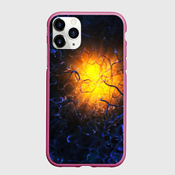 Чехол iPhone 11 Pro матовый Абстракция зарождение звезды, цвет: 3D-малиновый