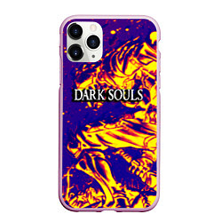 Чехол iPhone 11 Pro матовый Darksouls рыцарь, цвет: 3D-розовый