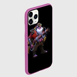 Чехол iPhone 11 Pro матовый Снайпер Dota 2, цвет: 3D-фиолетовый — фото 2