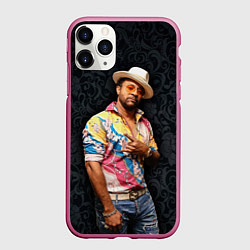 Чехол iPhone 11 Pro матовый Shaggy - bombastic, цвет: 3D-малиновый