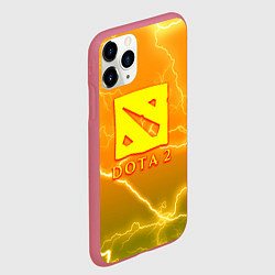 Чехол iPhone 11 Pro матовый DOTA storm, цвет: 3D-малиновый — фото 2