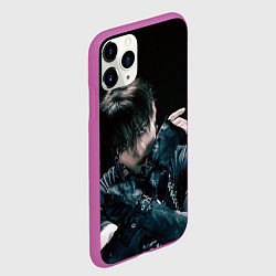 Чехол iPhone 11 Pro матовый Stray Kids Bang Chan Giant concept, цвет: 3D-фиолетовый — фото 2