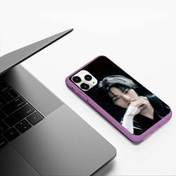 Чехол iPhone 11 Pro матовый Stray Kids I N Giant concept, цвет: 3D-фиолетовый — фото 2