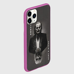 Чехол iPhone 11 Pro матовый Folie a Deux, цвет: 3D-фиолетовый — фото 2
