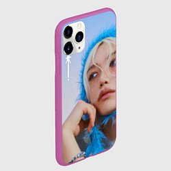 Чехол iPhone 11 Pro матовый Stray Kids Lixx Ate era, цвет: 3D-фиолетовый — фото 2