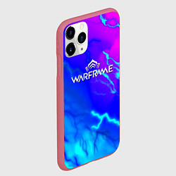 Чехол iPhone 11 Pro матовый Warframe neon storm, цвет: 3D-малиновый — фото 2