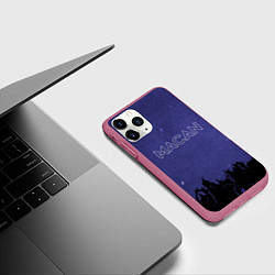 Чехол iPhone 11 Pro матовый Макан - Андрей Кириллович, цвет: 3D-малиновый — фото 2