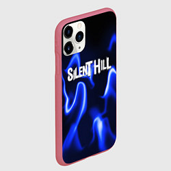 Чехол iPhone 11 Pro матовый Silenthill тень призрака, цвет: 3D-малиновый — фото 2