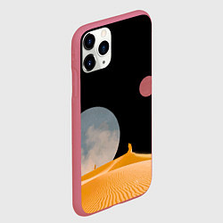 Чехол iPhone 11 Pro матовый Arrakis sandworm Dune, цвет: 3D-малиновый — фото 2