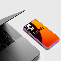 Чехол iPhone 11 Pro матовый Dune Arrakis, цвет: 3D-фиолетовый — фото 2
