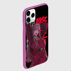 Чехол iPhone 11 Pro матовый Восхитительная Зеро ту - Любимый во франксе, цвет: 3D-фиолетовый — фото 2